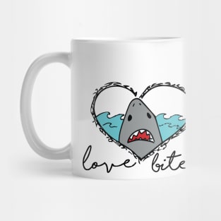 Love  and Shark Bites Mug